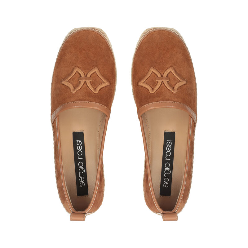sr Sea Scale Embroidery - Loafers Macadamia