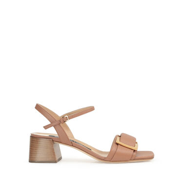 Sandales Marron Petit talon: 45mm, sr Prince  - Sandals Tan 2