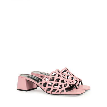 Sandals Pink Low heel: 45mm, sr Mermaid - Sandals Light Rose 2