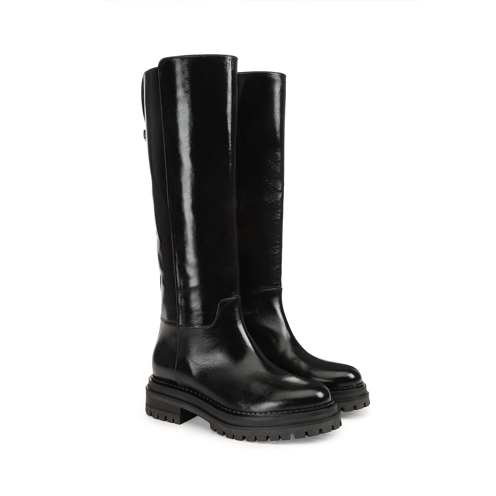 ブーツ ブラック ローヒール: 15mm, sr Joan - Boots Black | Sergio Rossi