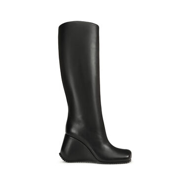 Bottes Noir Talon haut: 90mm, SI ROSSI - Boots Black 2