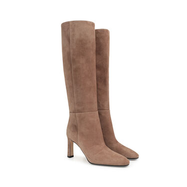 Boots beige High heel: 80mm, sr Kim - Boots Noisette 2