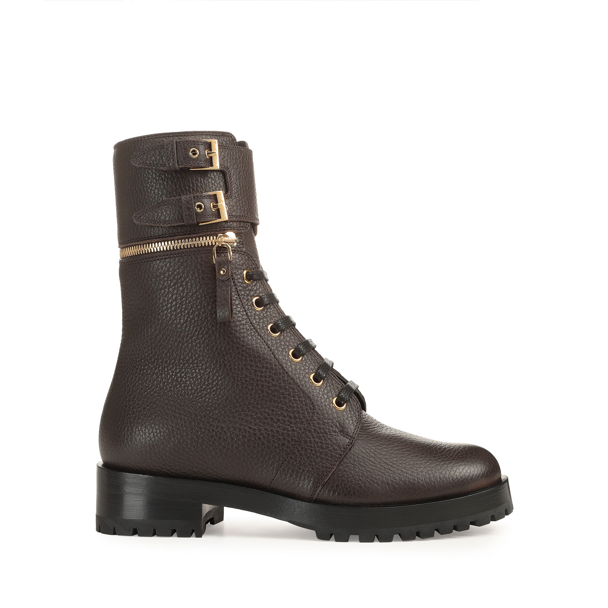 最大80％OFF - 『在庫ロス売買マーケット』 20mm, Absätze: Niedriger Braun Booties Midway Sergio | Biker 靴