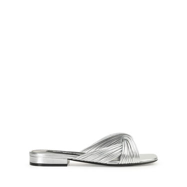 Sandals Grey Low heel: 15mm, sr Akida - Sandals Argento 2