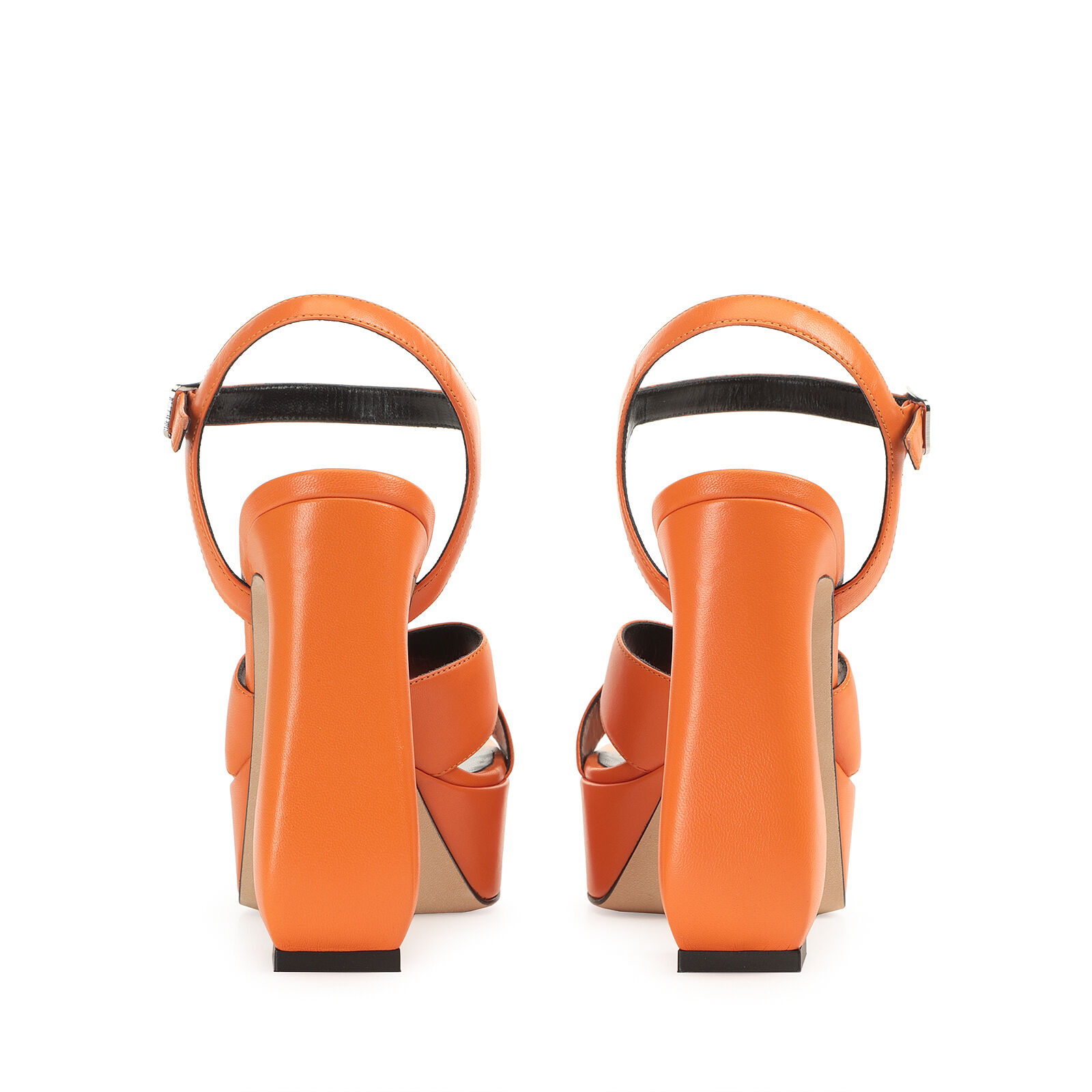 Red orange sandals top