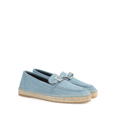 Loafers Blue Low heel: 15mm, sr Nora - Loafers Blue 2