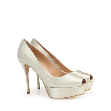 Pumps White Mid heel: 75mm, Alton Bridal - Pumps Champagne 2