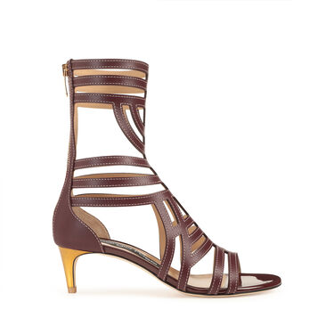 サンダル レッド ミッドヒール: 50mm, sr Agate - Sandals Wine 2