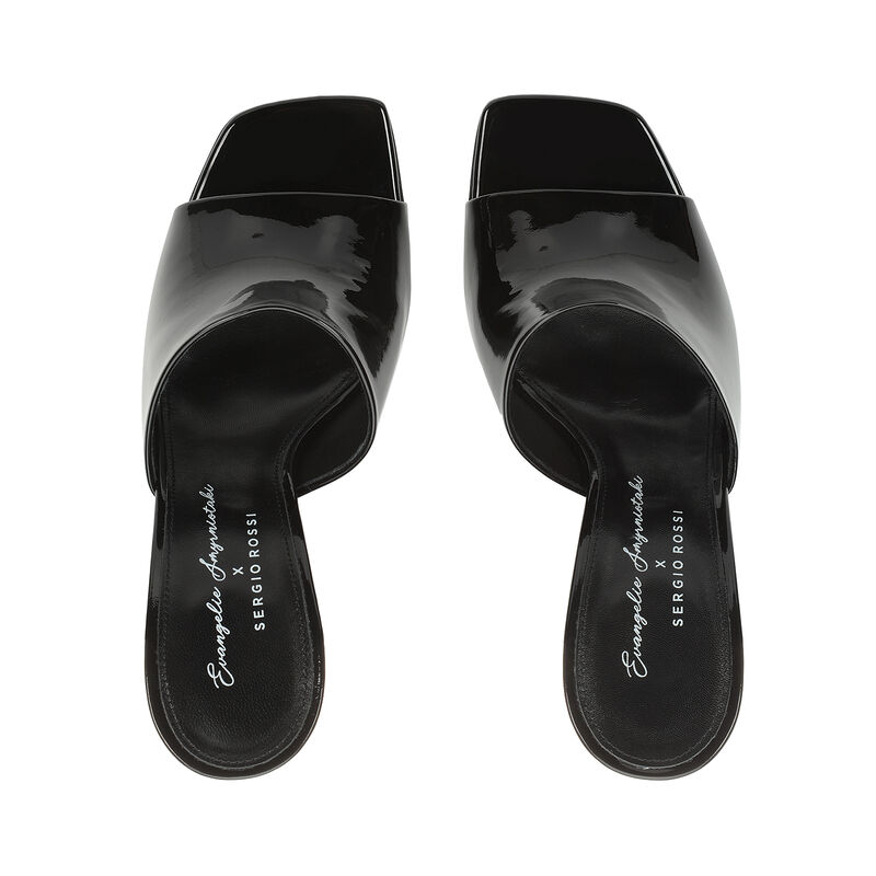 Evangelie  - Sandals Black/Rosso