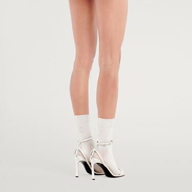 Socks Blanc , Crystal Socks -  White 2