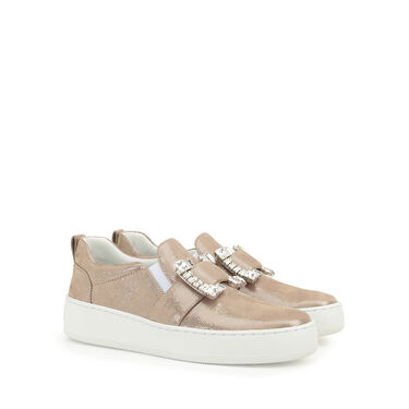 Sneakers Beige Flat: 5mm, Twenty Sport - Sneakers Platino 2