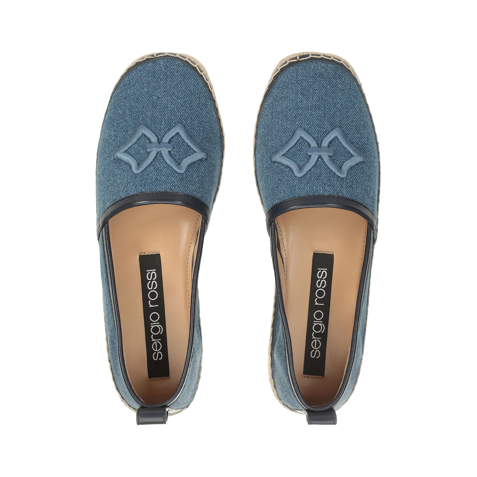 sr Sea Scale Embroidery - Loafers Indigo, 3