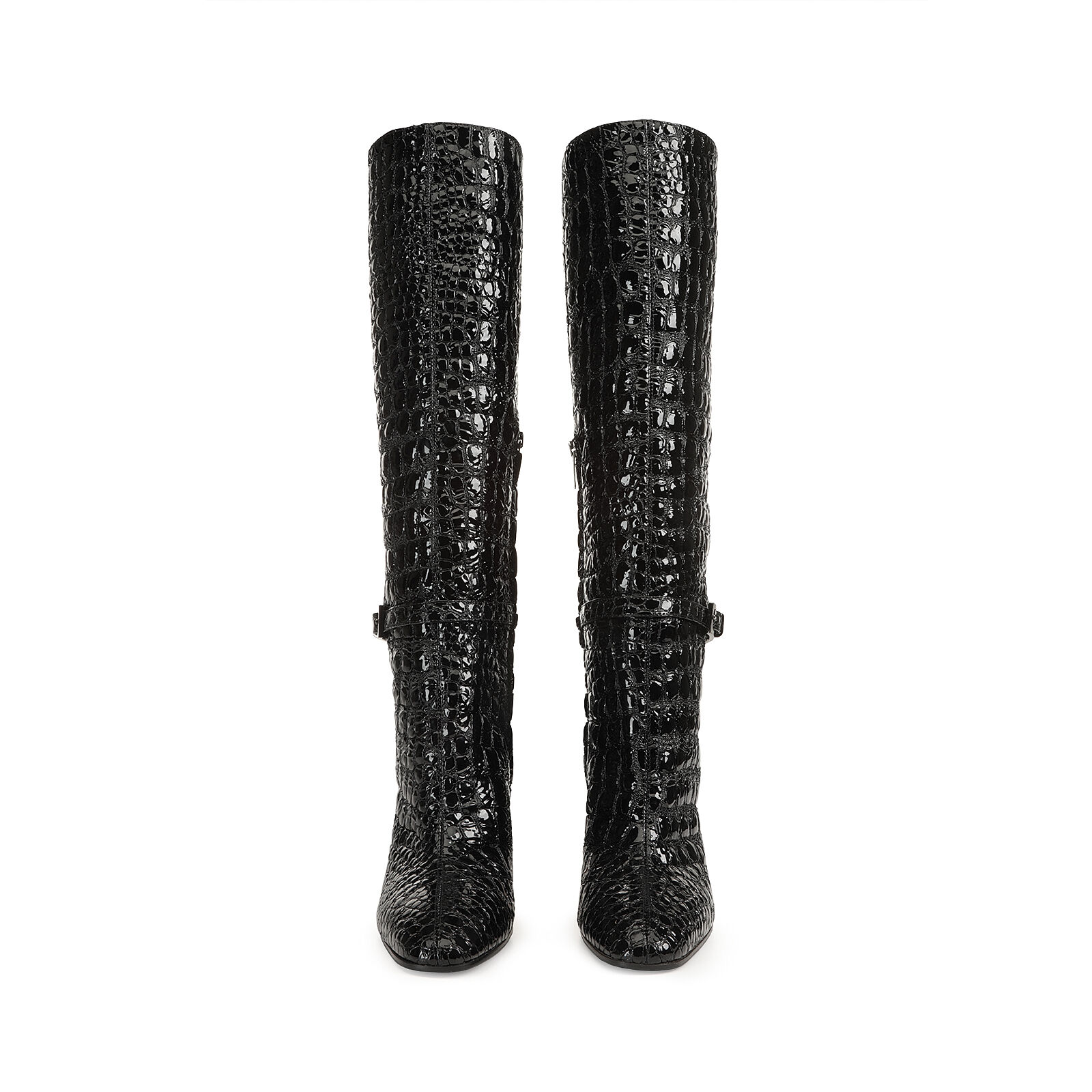 ブーツ ブラック ハイヒール: 100mm, sr Nora - Boots Black | Sergio Rossi