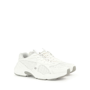 Baskets Blanc Talon plat: 10mm, sr 0024 Crystal - Sneakers White 2