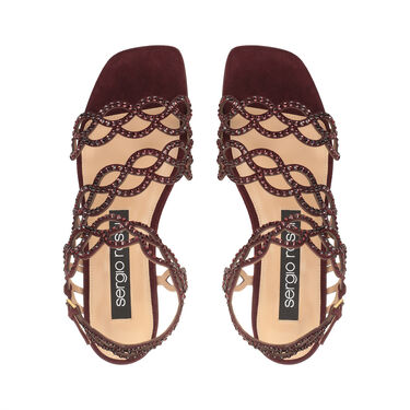 sr Mermaid - Flat sandals Wine, 3