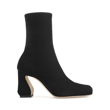 Bottines Noir Talon haut: 80mm, SI ROSSI  - Booties Black 2