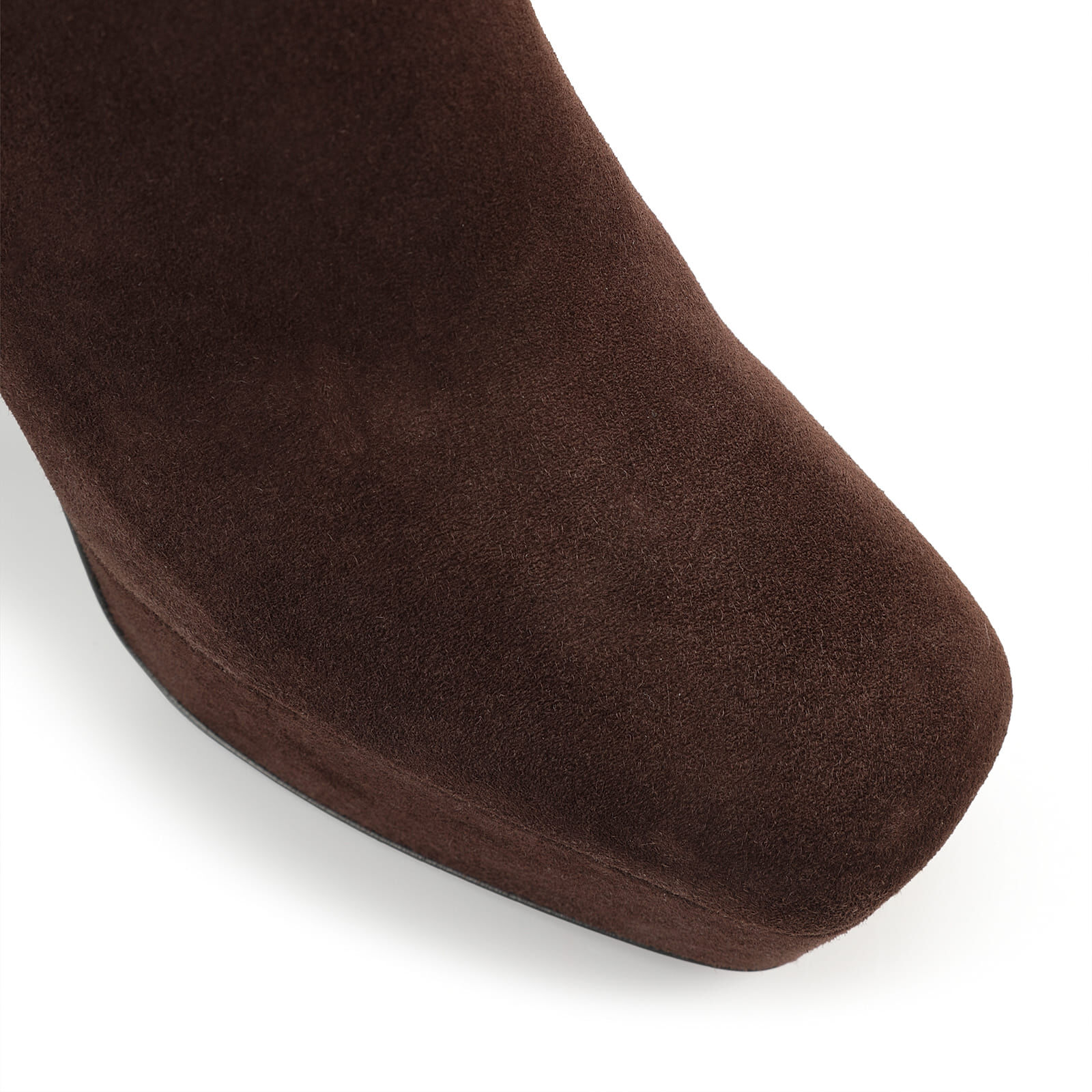 ブーティ ブラウン ハイヒール: 85mm, sr Alicia Platform - Booties Fondente | Sergio Rossi