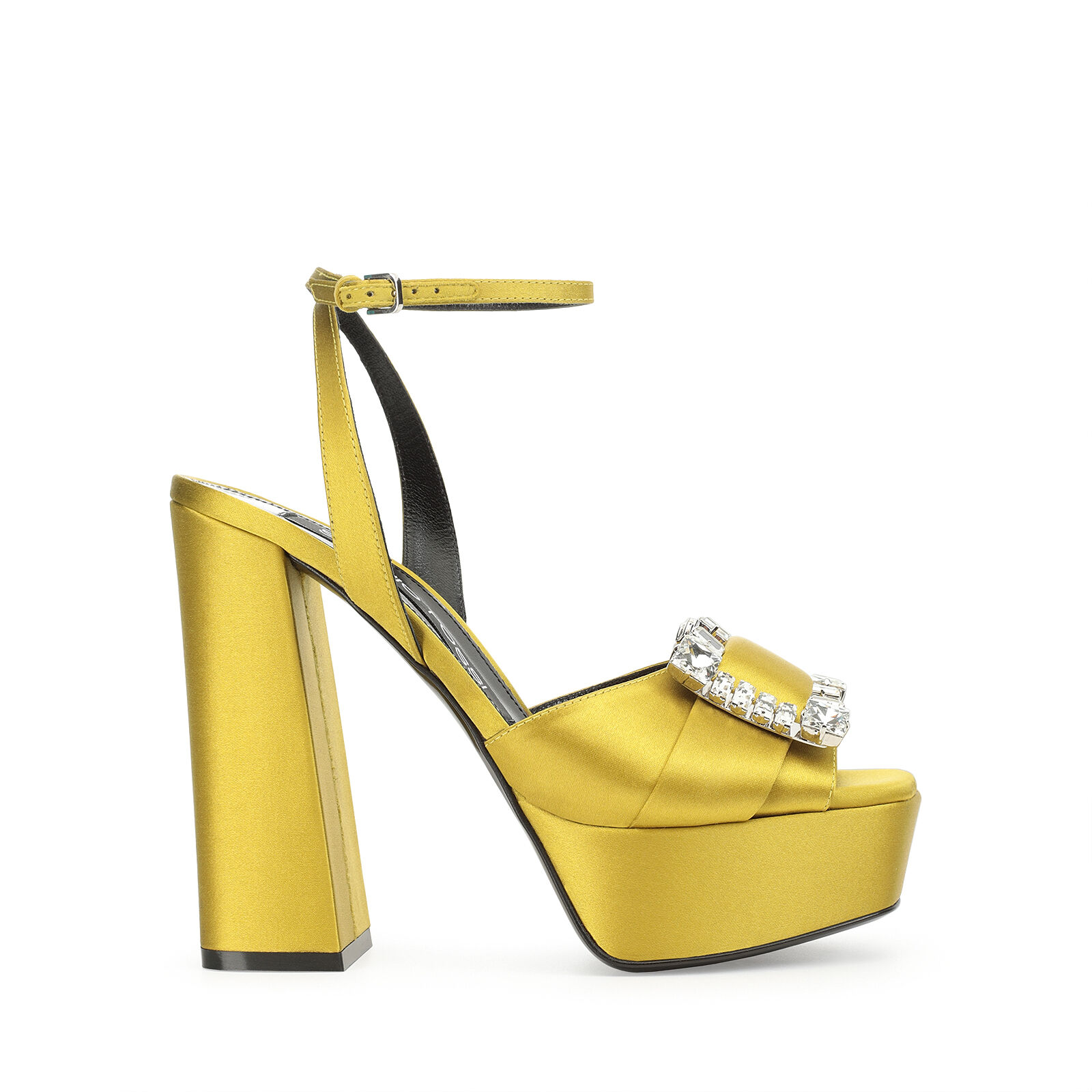Sandals Yellow High heel: 80mm, sr Prince - Sandals Chartreuse 