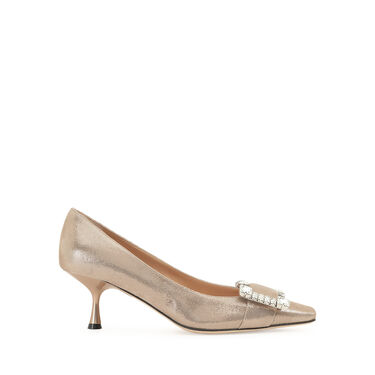 Pumps Brown Mid heel: 60mm, sr Twenty - Pumps Platino 1