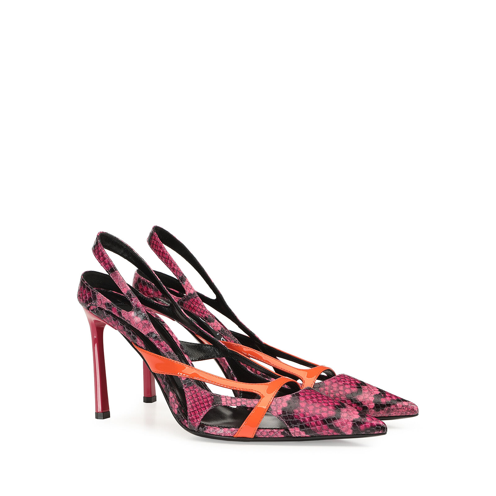 sr Aracne  - Pumps Mandarine+Fuxia, 1