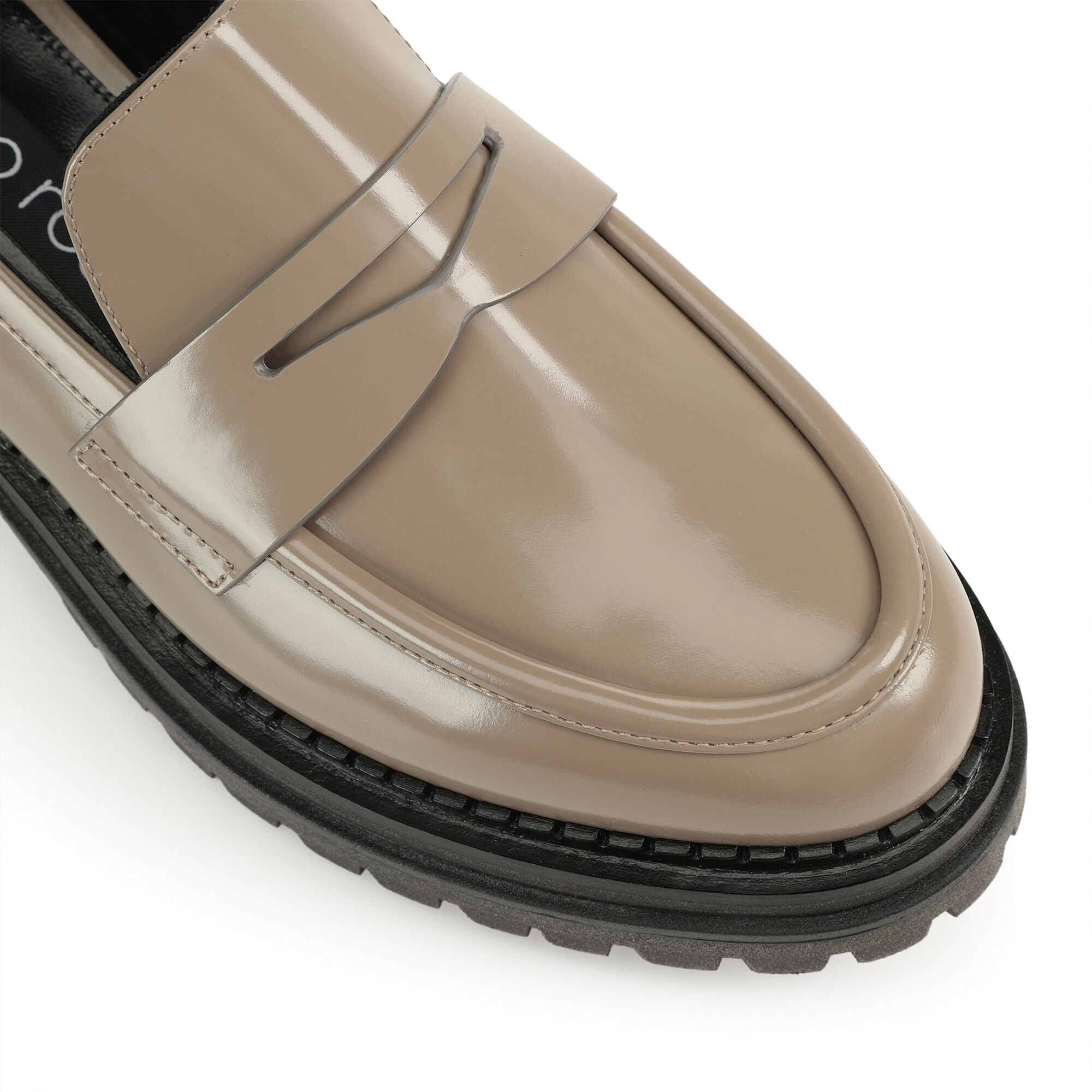 ローファー グレー ローヒール: 15mm, sr Joan - Loafers Taupe | Sergio Rossi
