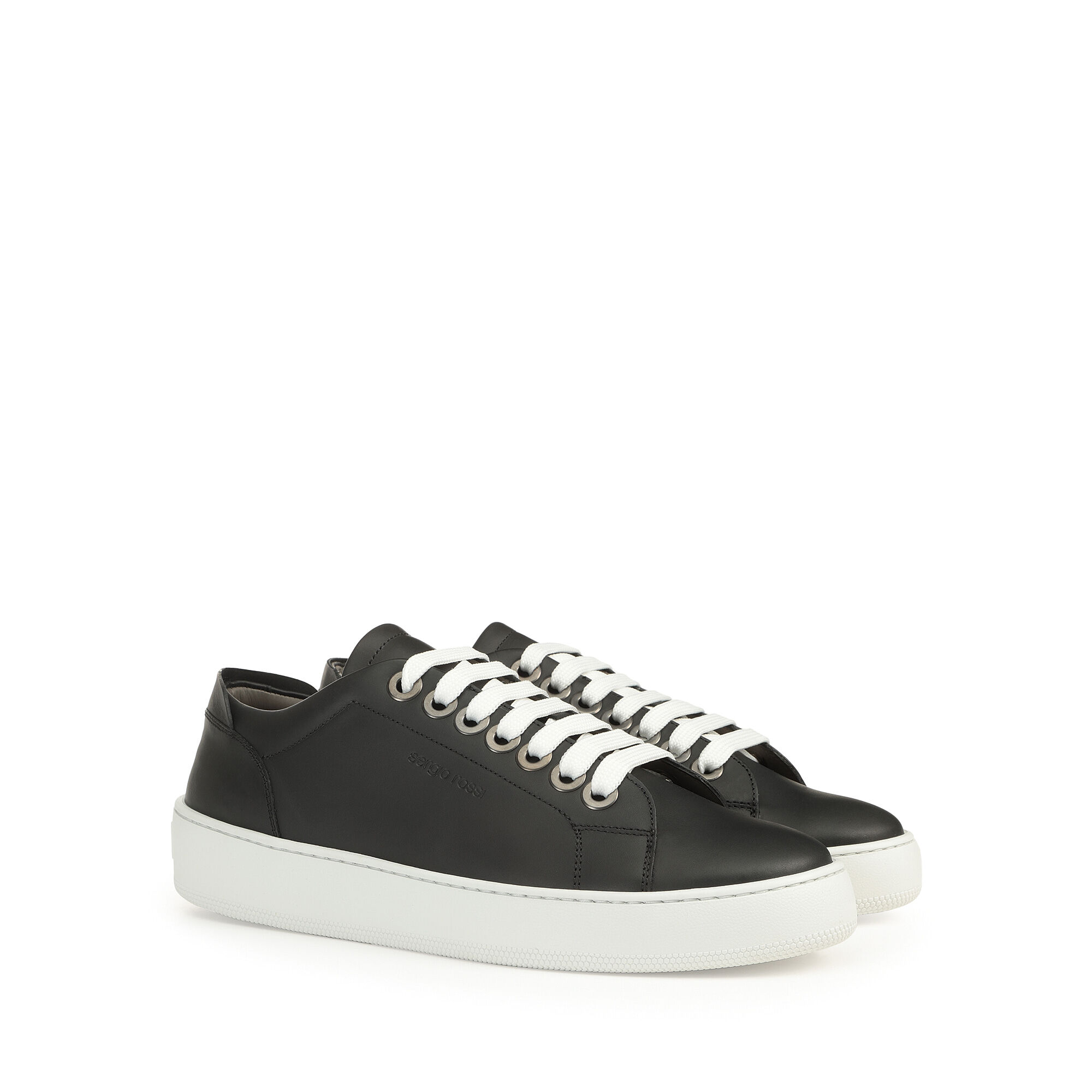 経典 Sneakers - Addict sr1 , Black Sneakers Black Rossi Sergio | スニーカー