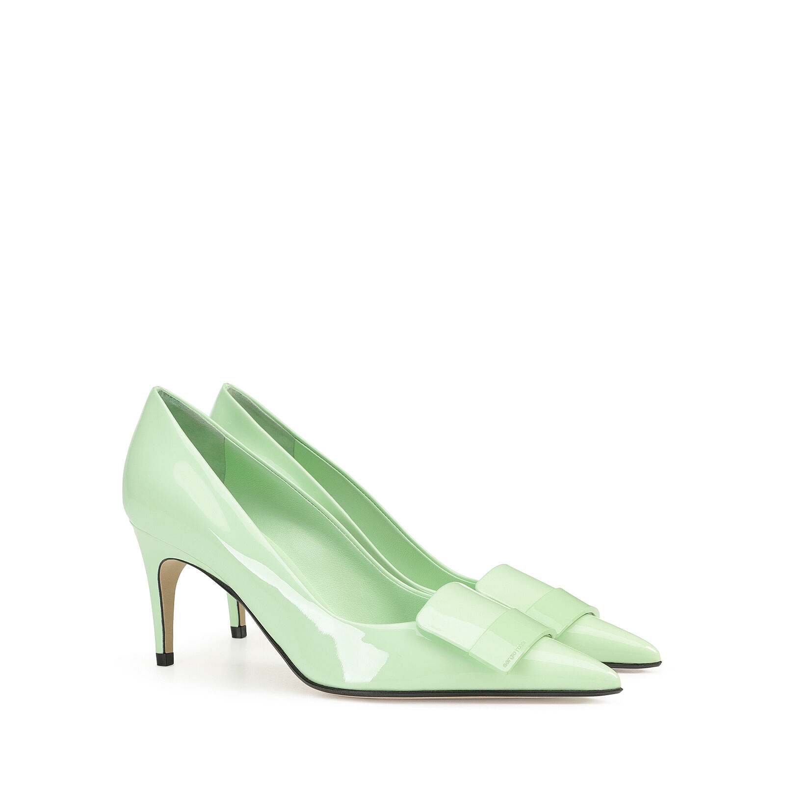 Mint green hot sale kitten heels