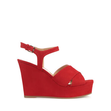 Wedges Red Mid heel: 75mm, sr Pantelleria  - Wedges Lacca 2