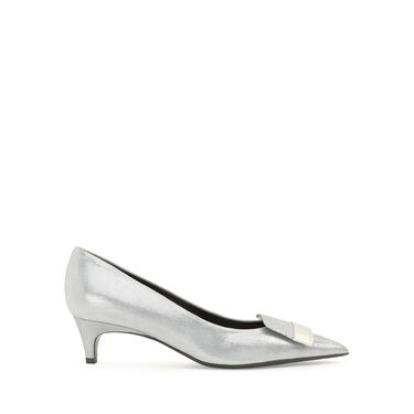 Pumps Grey Low heel: 45mm, sr1 - Pumps Acciaio 2