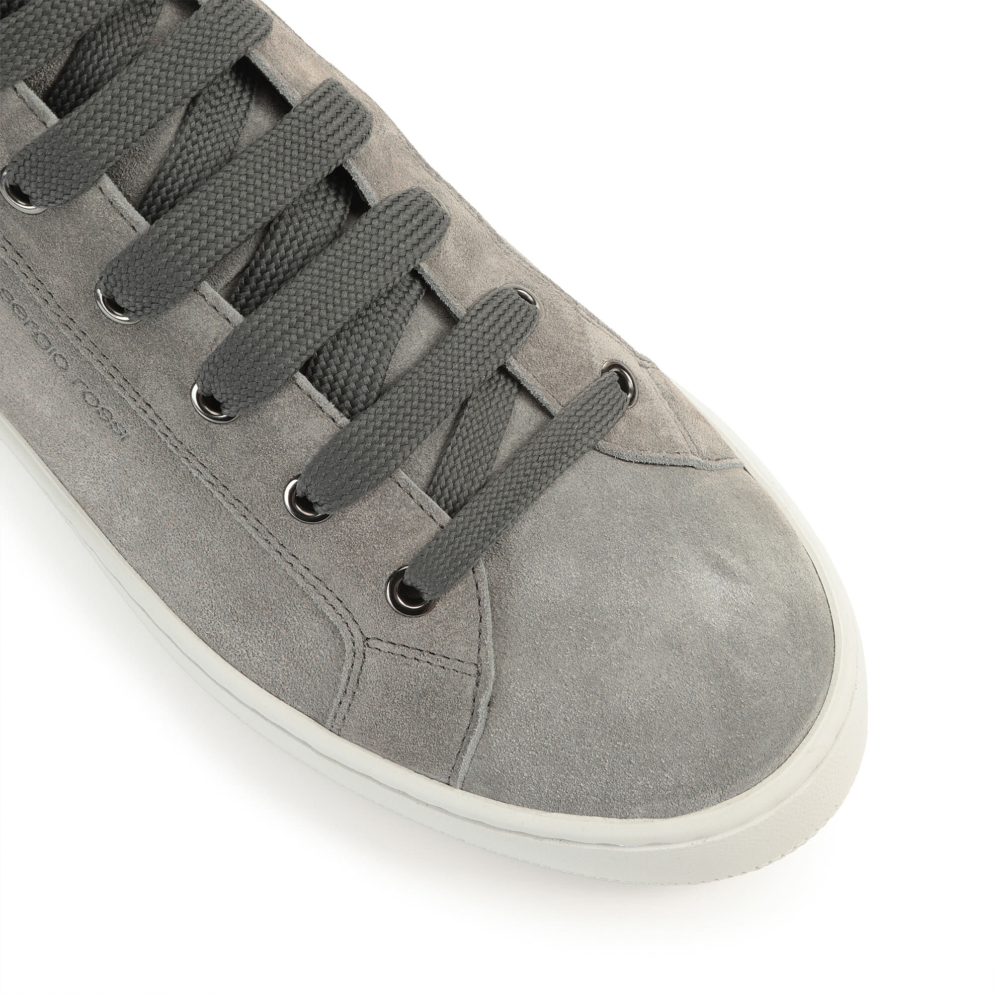 Baskets Gris Talon plat sr1 Addict Sneakers Grey Sergio Rossi