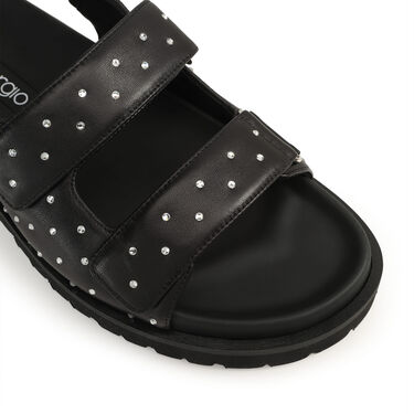 sr Arc - Flat sandals Black, 4
