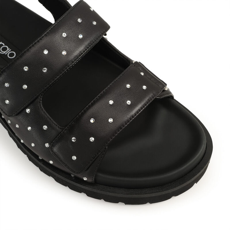 sr Arc - Flat sandals Black