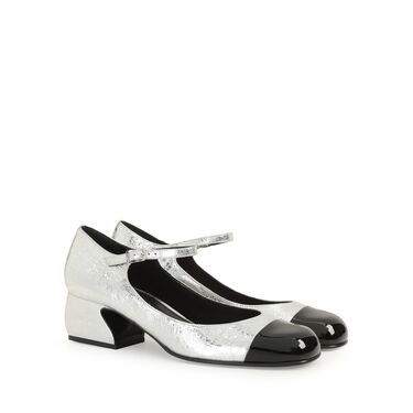 Pumps Grey Low heel: 45mm, sr SI ROSSI - Pumps Silver 2