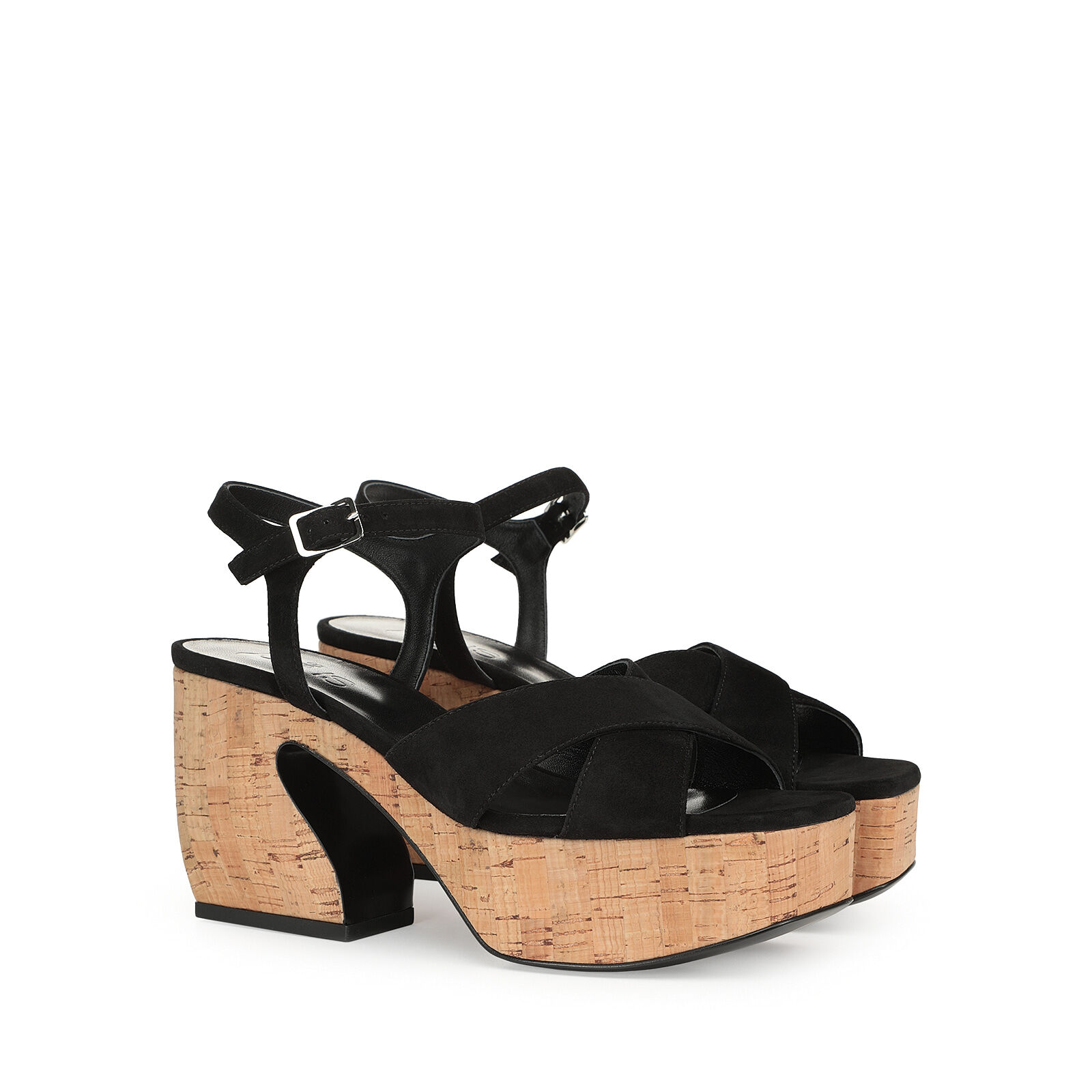 100％の保証 Sandals Black Low heel: 45mm, SI ROSSI - Sandals Black 靴