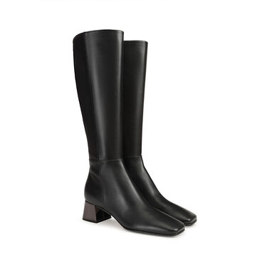 Bottes Noir Petit talon: 45mm, sr Alicia  - Boots Black 2