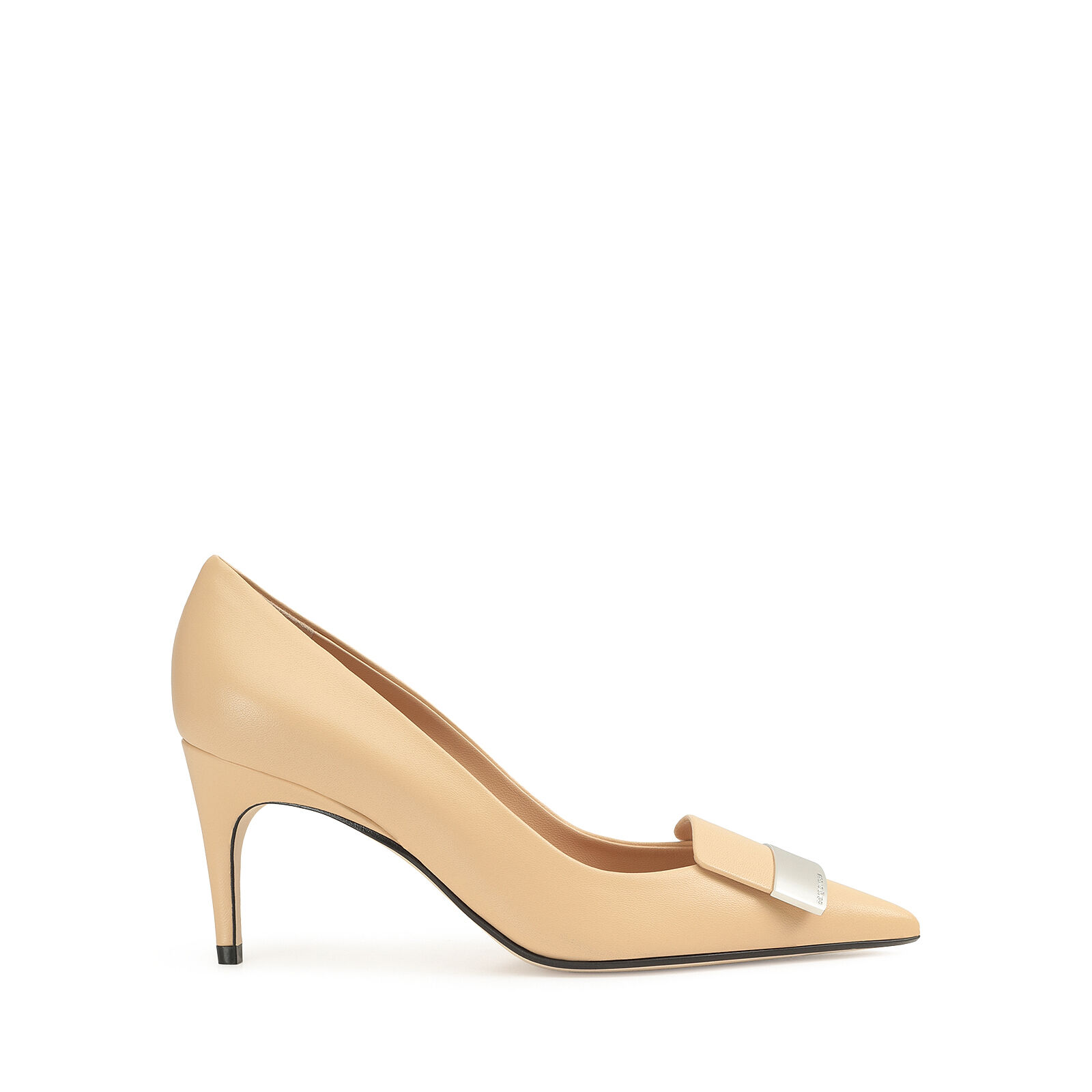 Decollete Beige Tacco medio 75mm sr1 Decollete Soft Skin Sergio Rossi