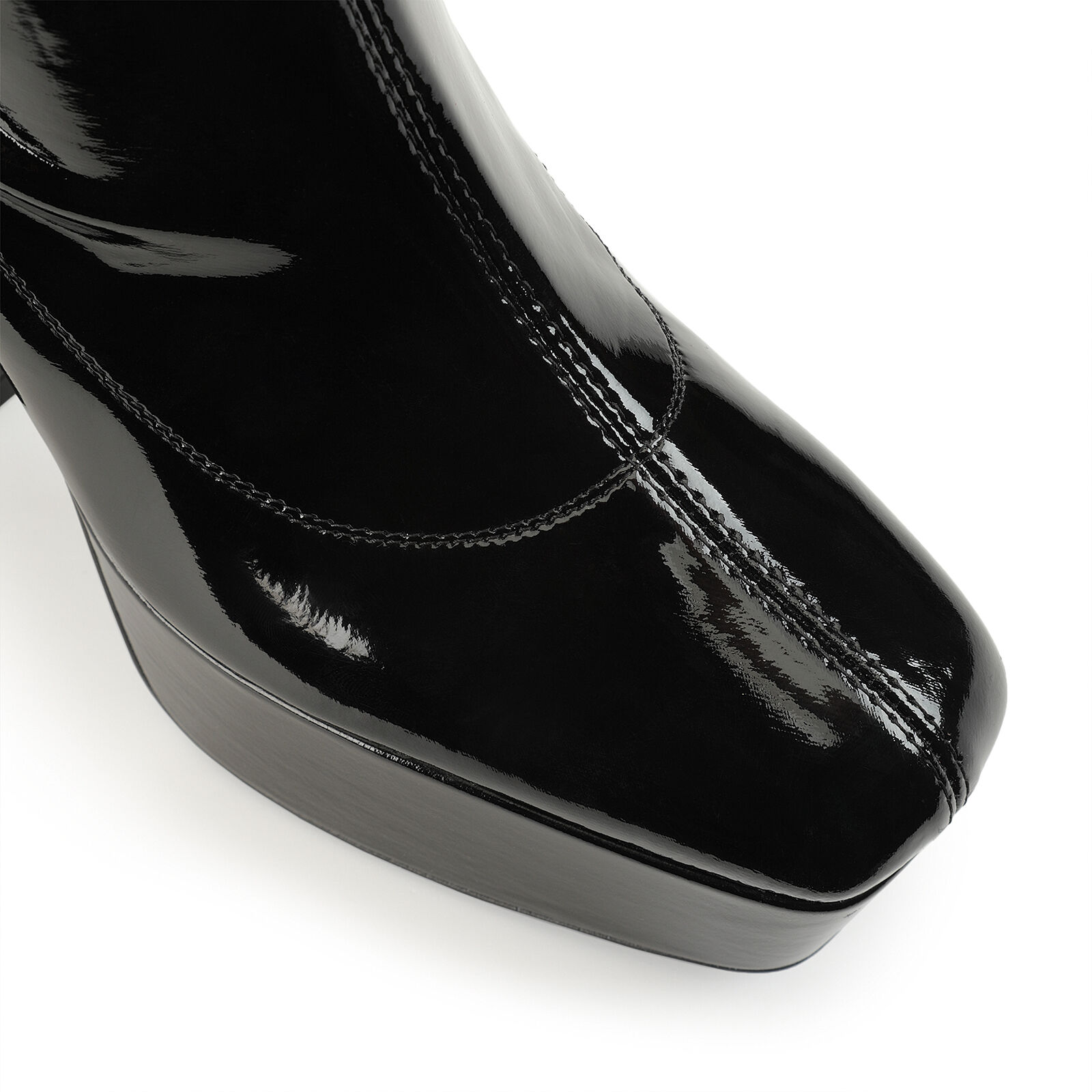 sr Alicia Platform - Booties Black, 4