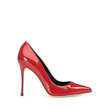 Pumps Red High heel: 105mm, Godiva - Pumps Carminio 2