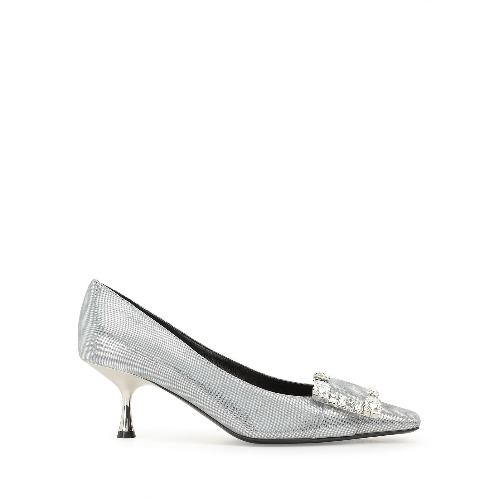 Grey mid heels store