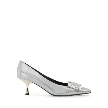 Pumps Grey Mid heel: 60mm, sr Twenty - Pumps Acciaio 2