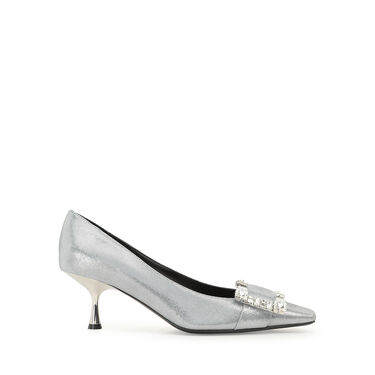 Pumps Grey Mid heel: 60mm, sr Twenty - Pumps Acciaio 1