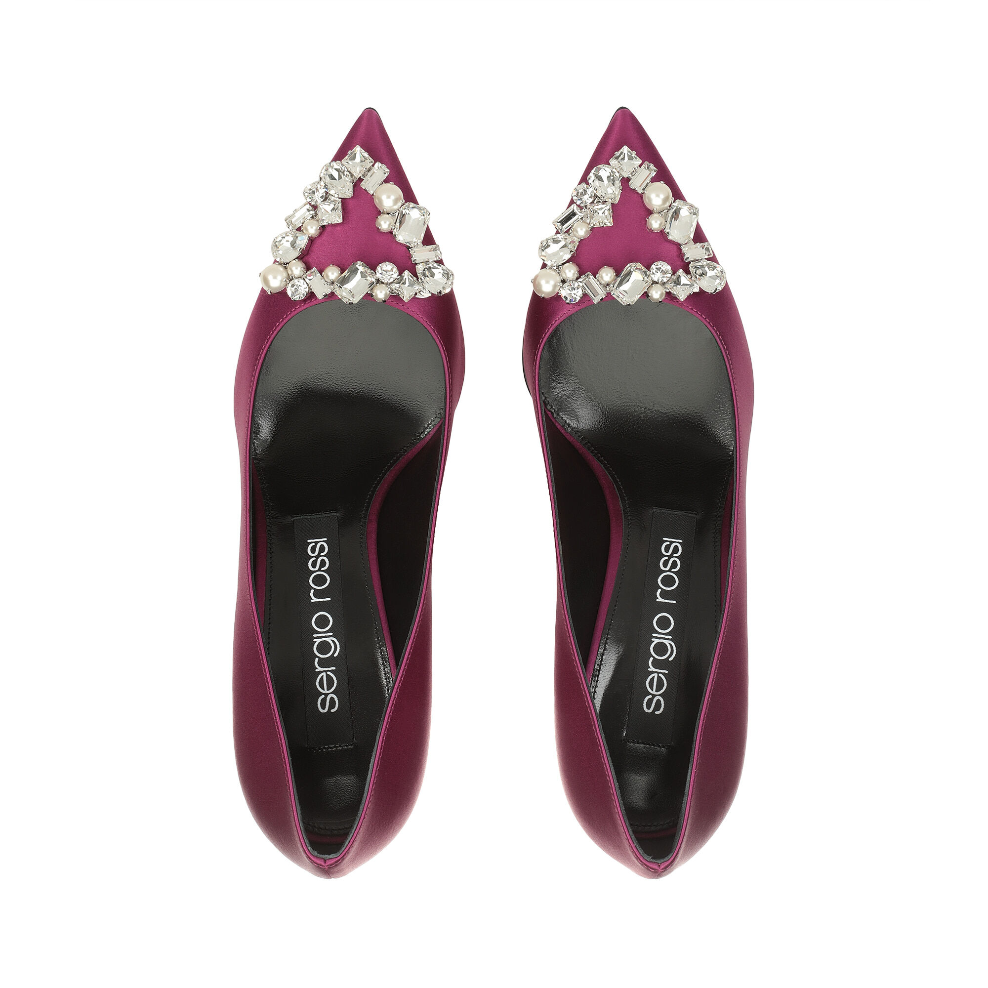 SERGIO ROSSI SR HH 75 mm ブーティ パンプス ブラック ハイヒール: 80mm, sr Twenty Buckle - Pumps