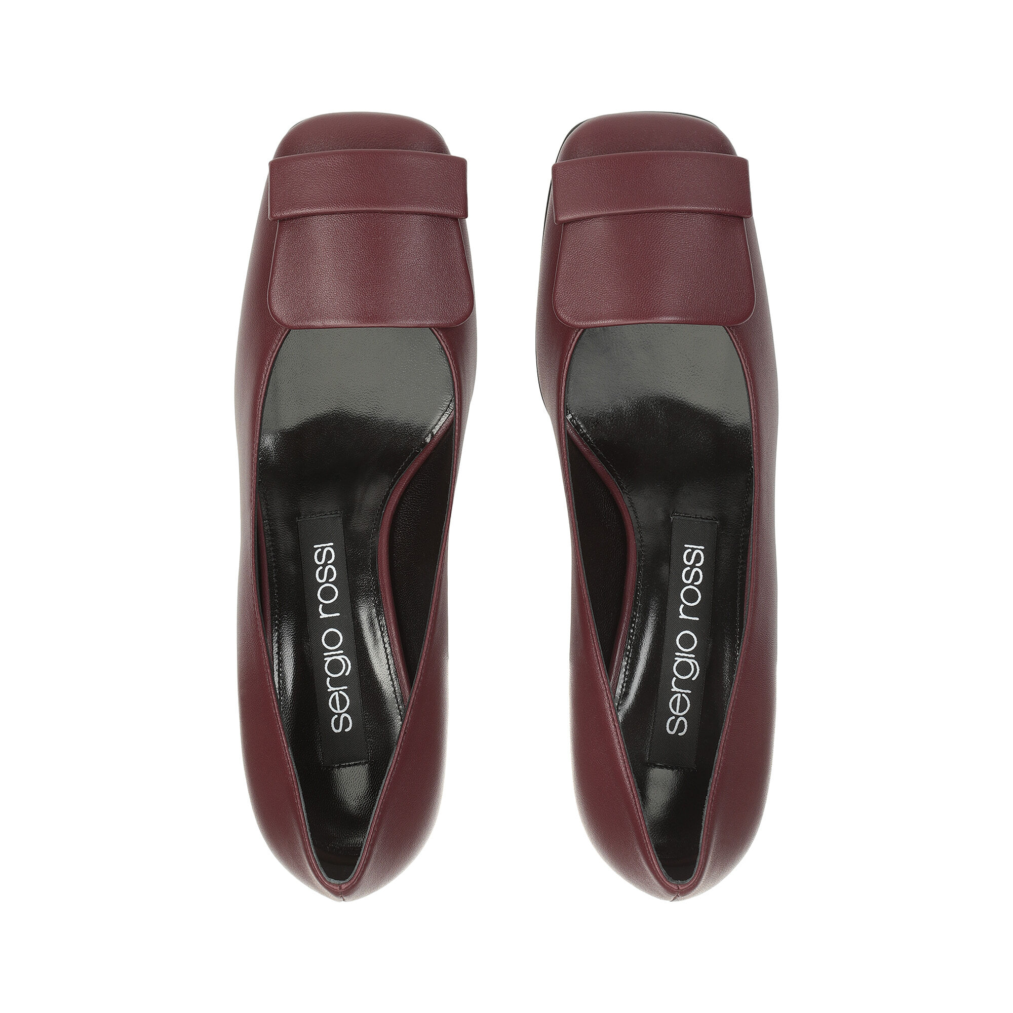 パンプス レッド ローヒール: 45mm, sr1 - Pumps Wine | Sergio