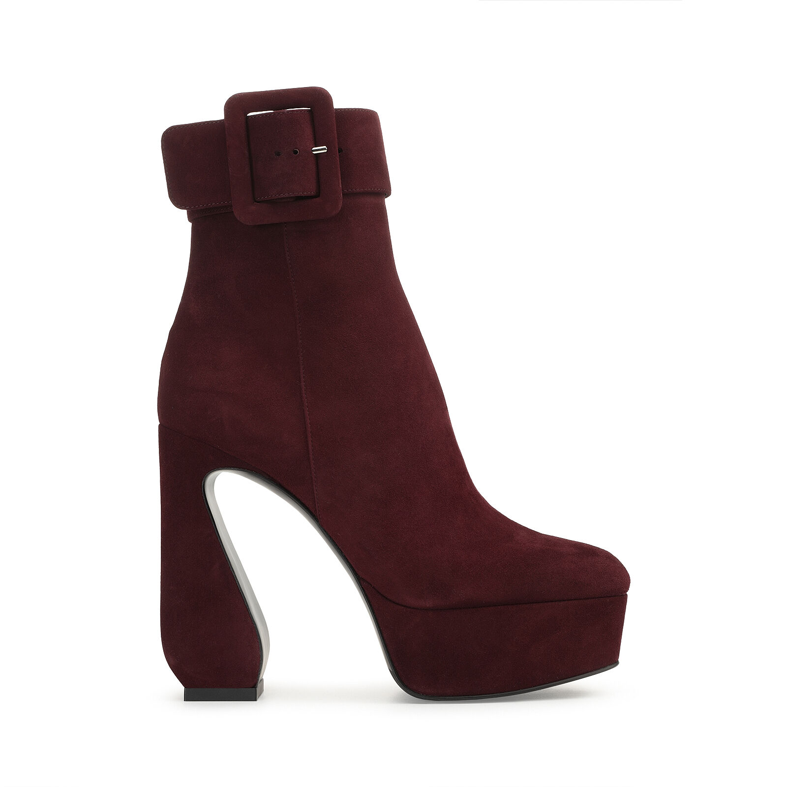 Wine ankle clearance boots uk