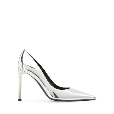 Escarpins Gris Talon haut: 95mm, sr Liya - Pumps Argento 2