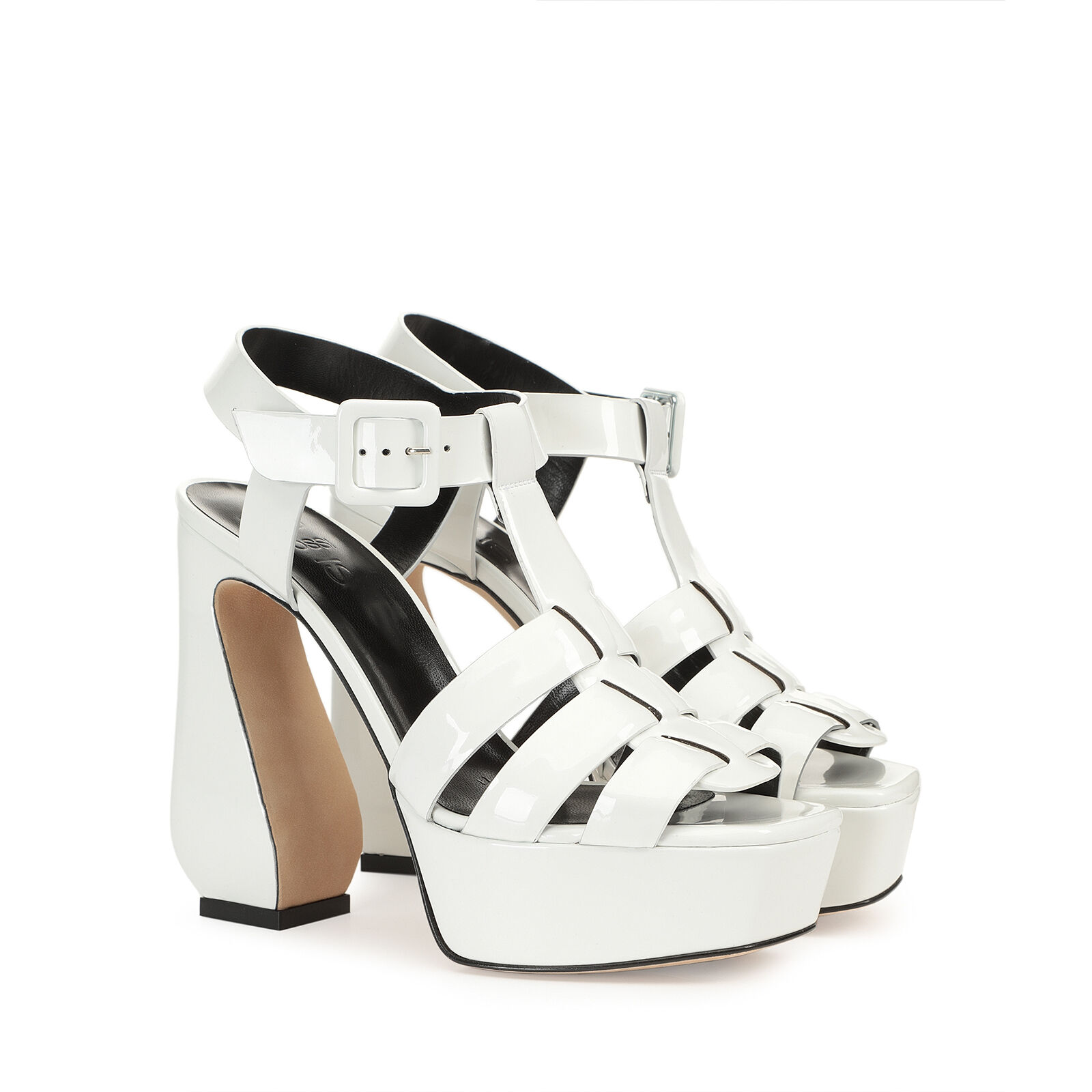 Sandals White High heel 90mm SI ROSSI Sergio Rossi