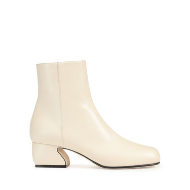 Bottines Blanc Heel height: 45mm, SI ROSSI - Booties Chalk 2