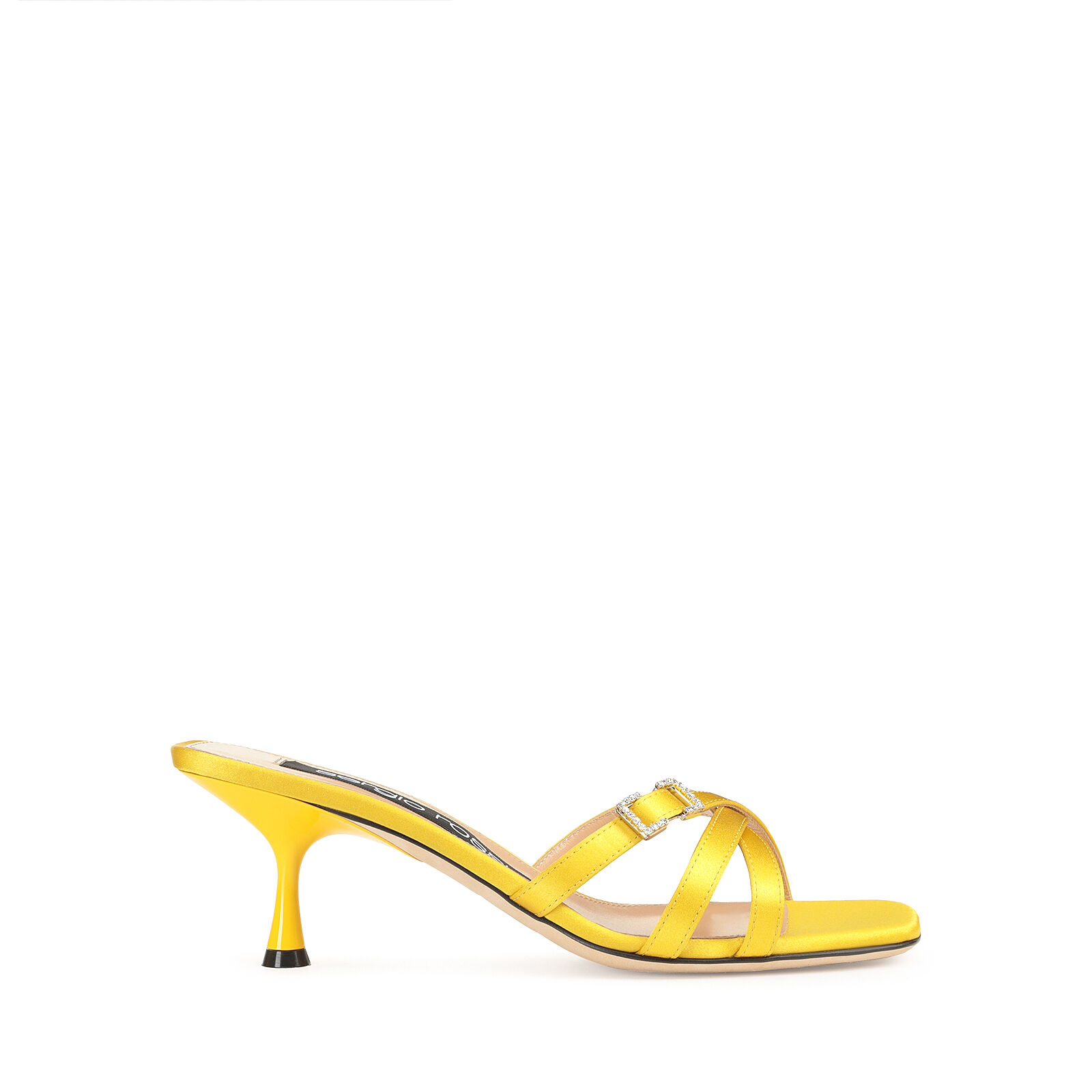 Sandals Yellow Heel height 60mm sr Mini Prince Sergio Rossi