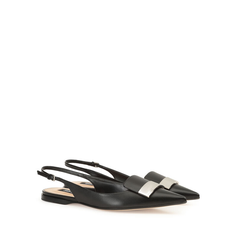sr1 - Slingbacks Black