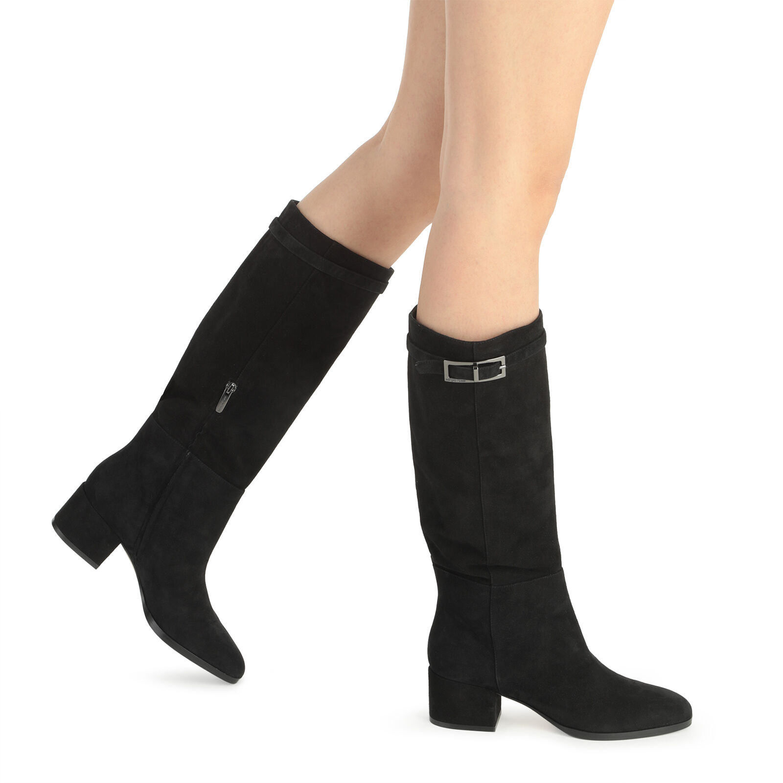 Boots Black Low heel: 45mm, sr Nora | Sergio Rossi